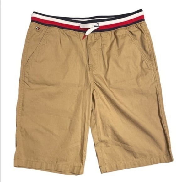 Tommy Hilfiger kids boys shorts khaki Sz Large - Picture 1 of 7